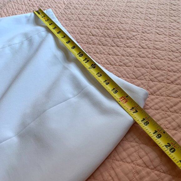 BEECHERS BROOK - Classic Vintage-Inspired White A-Line Midi Skirt - Size 12 - Picture 12 of 14